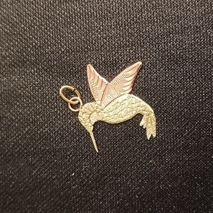 Black Hills Gold Hummingbird Pendant